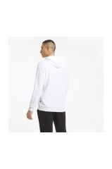 Puma Erkek Sweatshirt Big Logo - Beyaz - Siyah 58668802