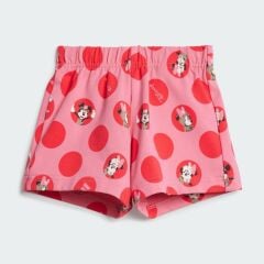 adidas x Disney Minnie Mouse Tee Set Kız Bebek Tişört- Şort Takımı Pembe  JF3626