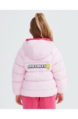 Skechers G Outerwear Reversible Coated Jacket Kız Çocuk Pembe Mont Sk232027-602