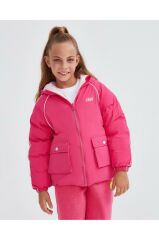 Skechers G Outerwear Reversible Coated Jacket Kız Çocuk Pembe Mont Sk232027-602